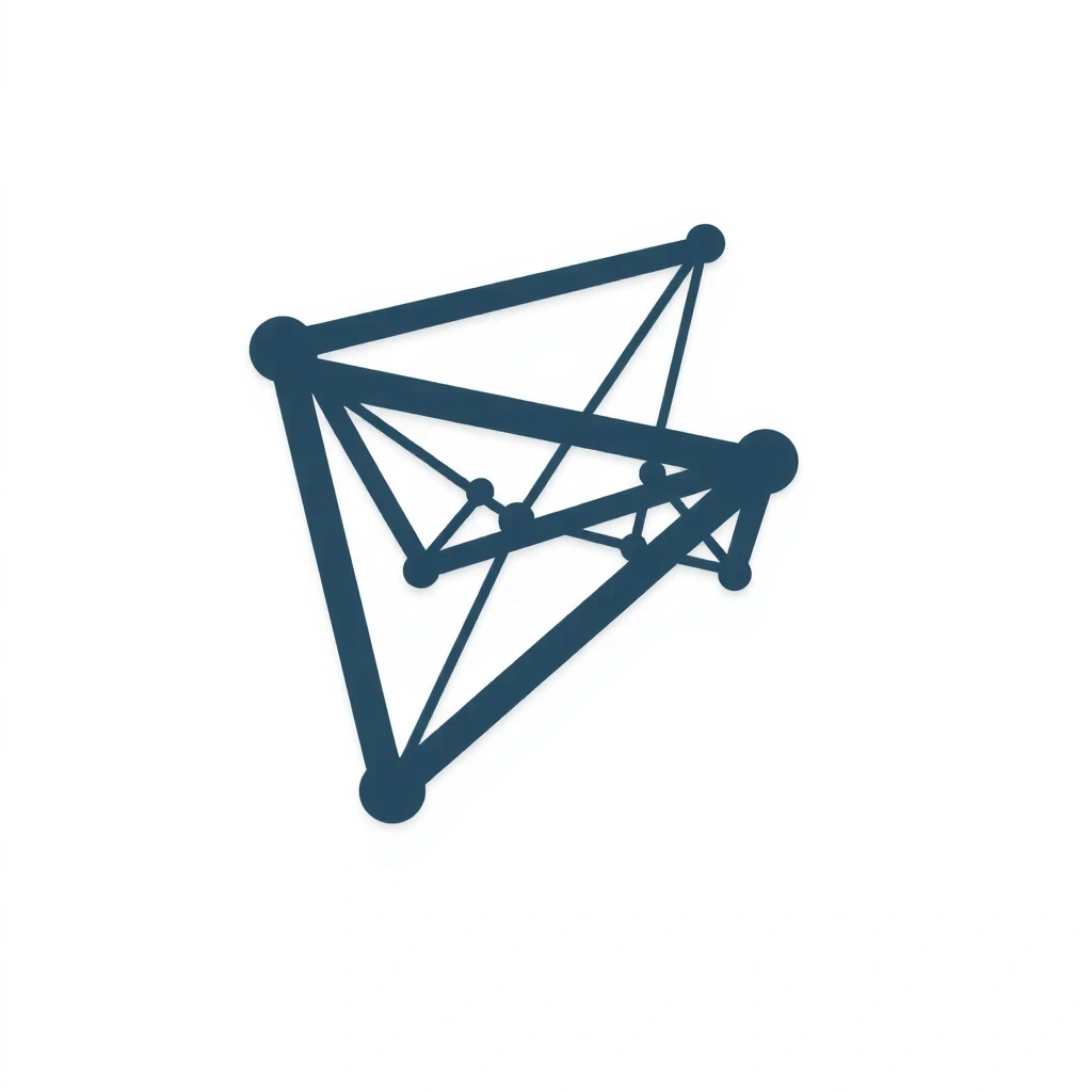 Sieć neuronowa - ilustracja abstrakcyjna